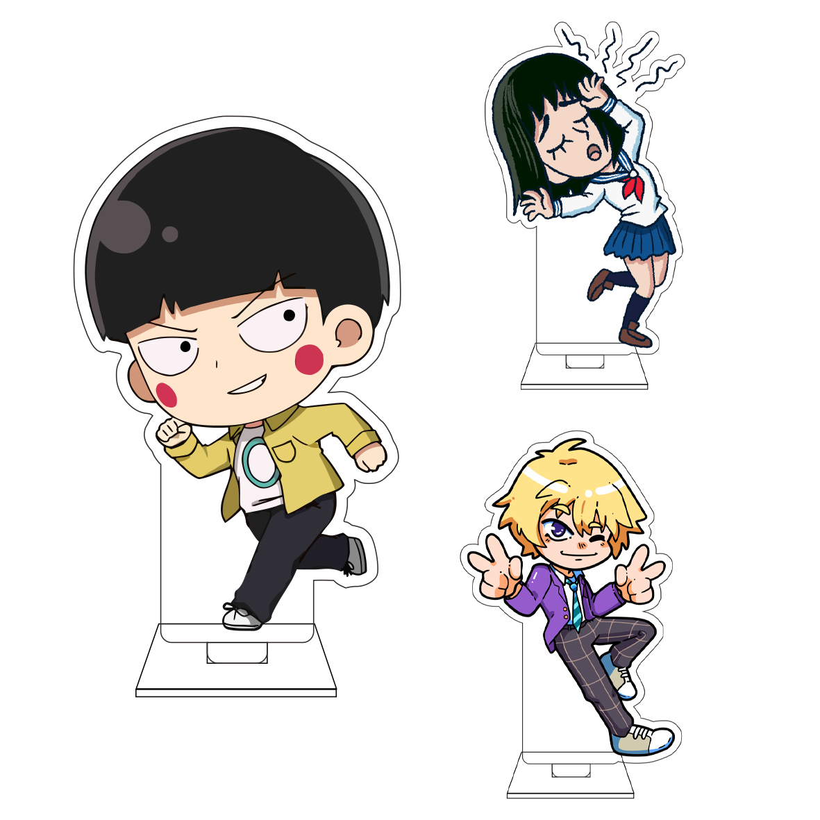 Cute Anime Merchandise - 10CM 애니메이션 모부 사이코 하쿠 코스프레