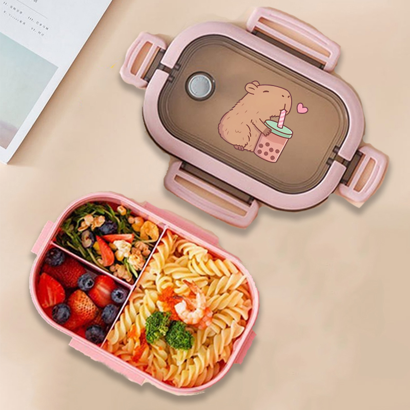 Manga Storage Box - Capybara 도시락 상자 애니메이션 동물 인쇄