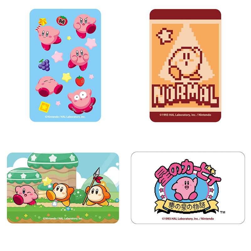 Anime Merch Store - 커비 정품 매직컬러랜드 렌티큘러 클리어 카드