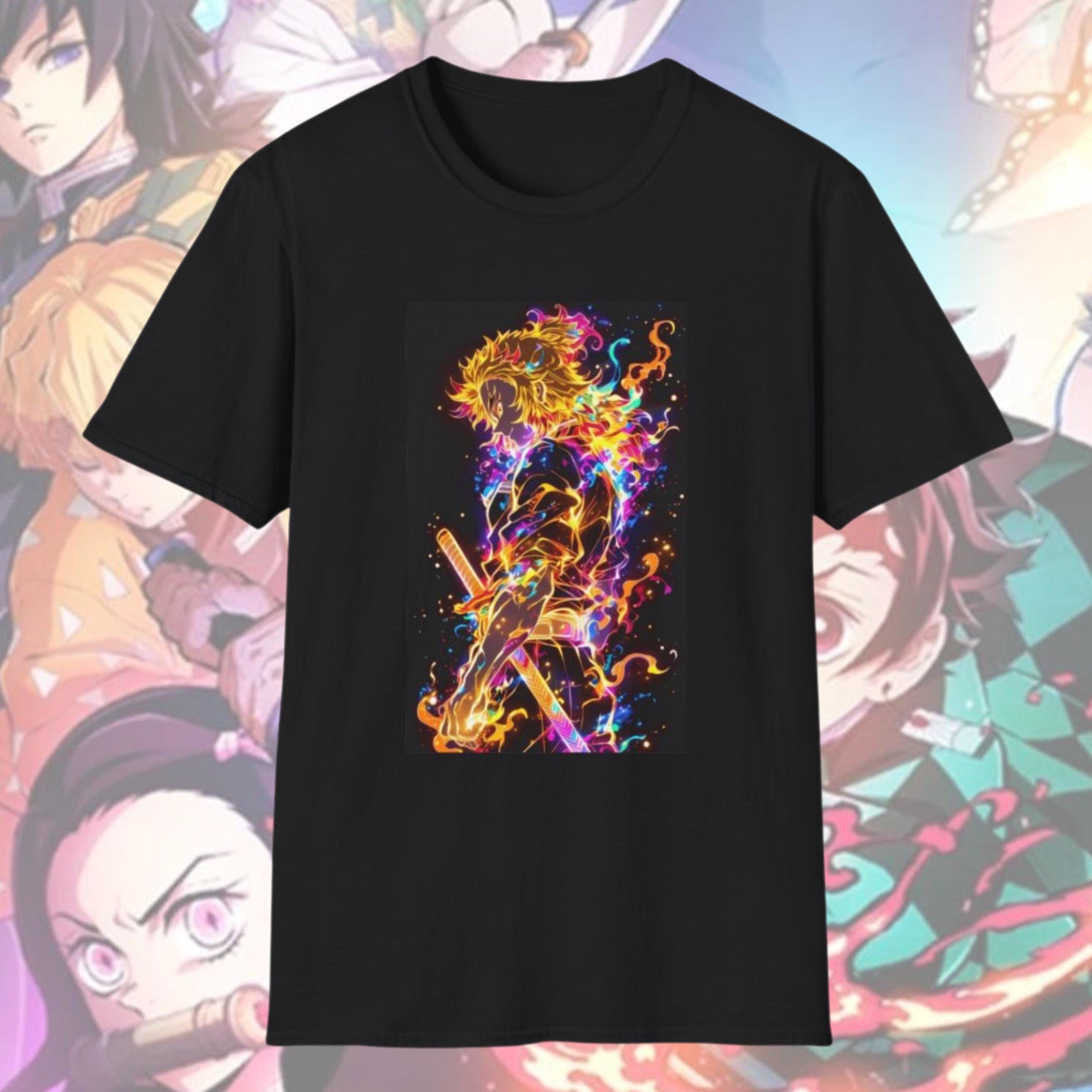 Anime Merch Shopping - 2026 새해 데빌 킬러 티셔츠 Kyojuro