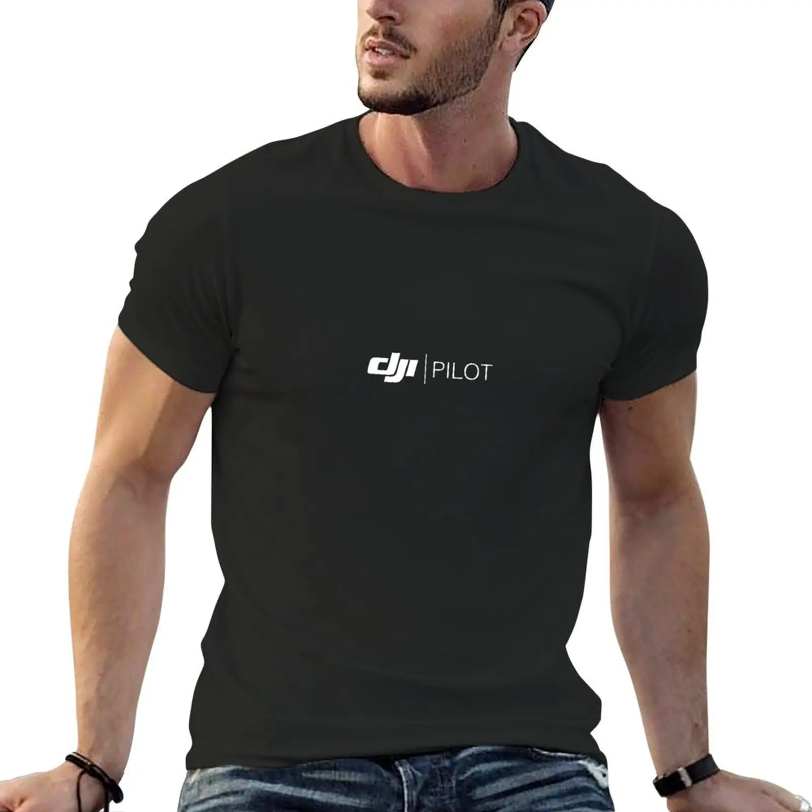 Anime Merchandise Shirt - DJI 파일럿 상품 티셔츠, 특대 그래픽
