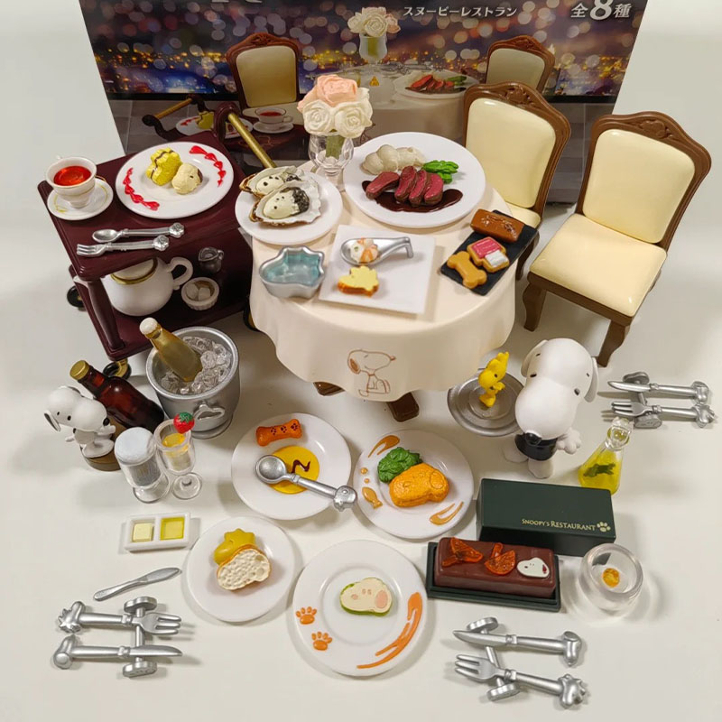 Figure Display Box - 리멘트 스누피 레스토랑 아메리칸 스위츠 샵