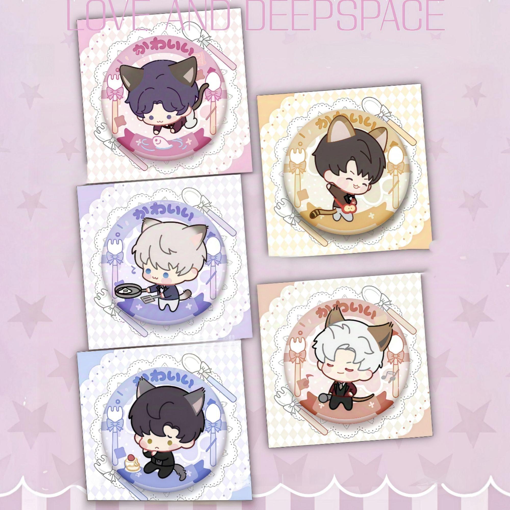 Cute Anime Merchandise - 러브 앤 딥 스페이스 애니메이션 상품들,