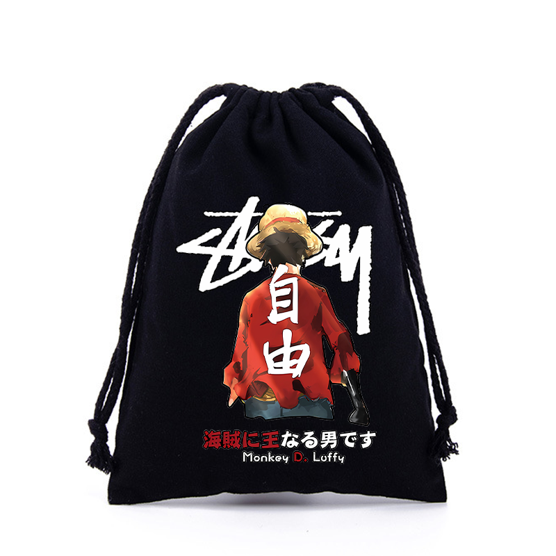 원피스 드로스트링 가방 만화 애니메이션 루피 조로 애니 - Anime One Piece Merchandise 리뷰 및 가격