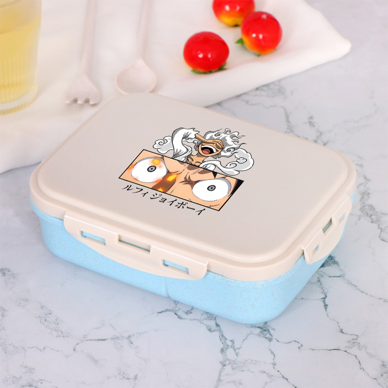 원피스 소년 소녀 도시락 상자 휴대용 음식 상자 전자레 - Anime One Piece Merchandise 리뷰 및 가격