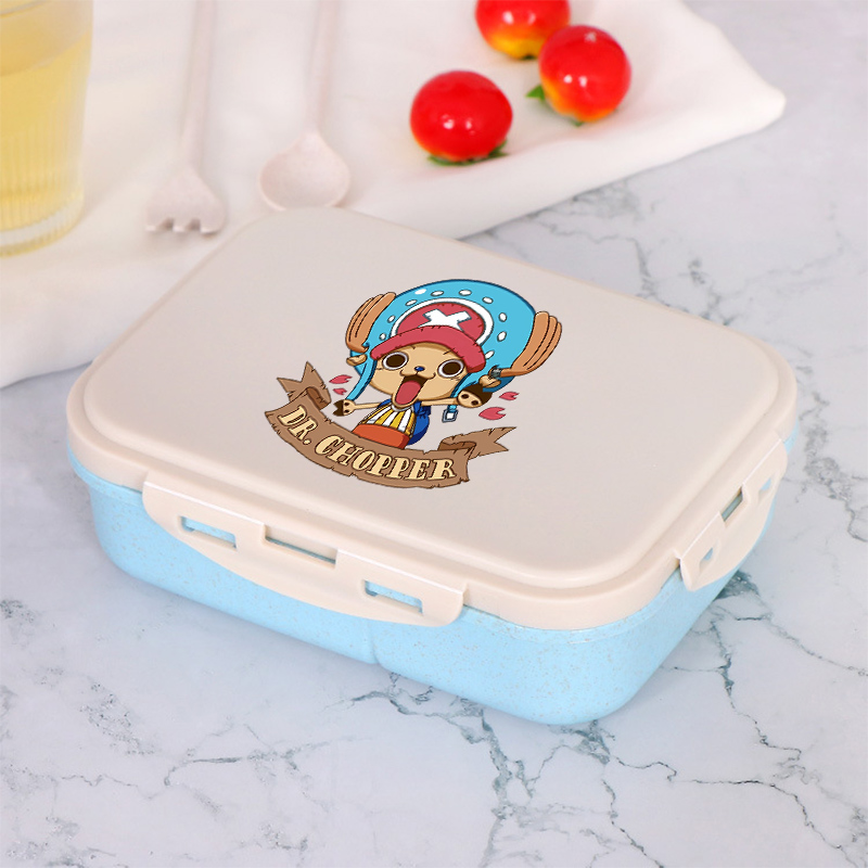 원피스 소년 소녀 도시락 상자 휴대용 음식 상자 전자레 - Anime One Piece Merchandise 리뷰 및 가격