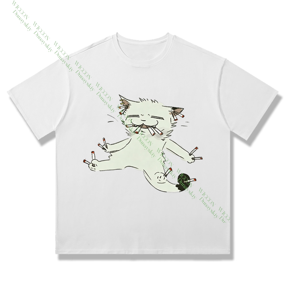 Chainsmoker Cat Yaniko Satou 귀 - Anime Merchandise Shirt 리뷰 및 가격