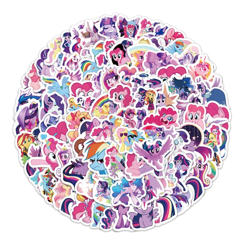 100pcs 만화 마이 리틀 포니 트와일라잇 스파클 패 - Merchandise Anime 리뷰 및 가격