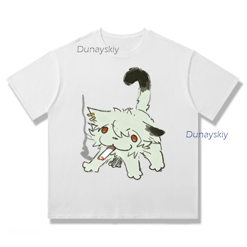 YesOk Chainsmoker Cat Yaniko S - Anime Merchandise Shirt 리뷰 및 가격