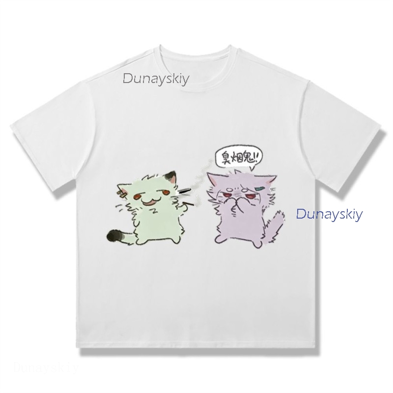 YesOk Chainsmoker Cat Yaniko S - Anime Merchandise Shirt 리뷰 및 가격