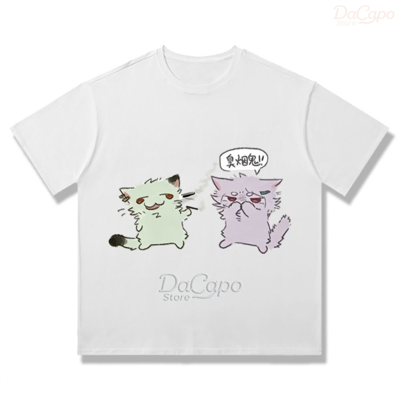 Chainsmoker Cat Yaniko Satou 귀 - Anime Merchandise Shirt 리뷰 및 가격