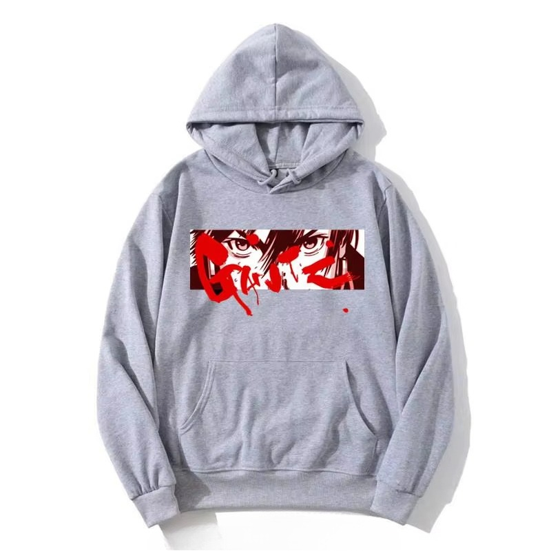 간츠 애니메이션 레드 블랙 화이트 티셔츠 그래픽 반팔  - Anime Merch Shopping 리뷰 및 가격
