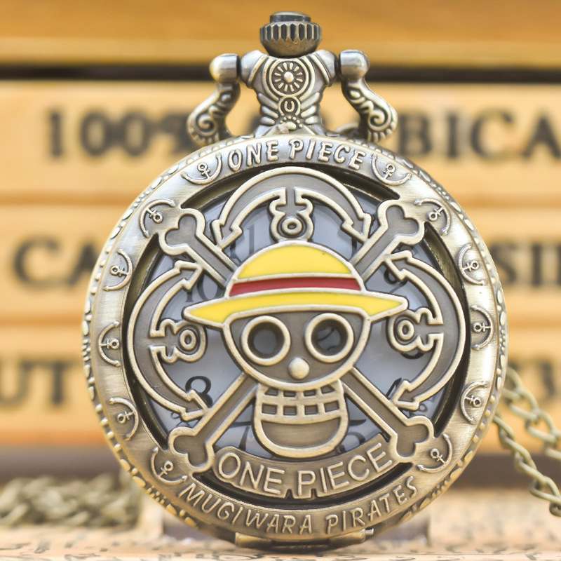 새로운 애니메이션 원피스 시리즈 포켓 시계 만화 절묘한 - Anime One Piece Merchandise 리뷰 및 가격