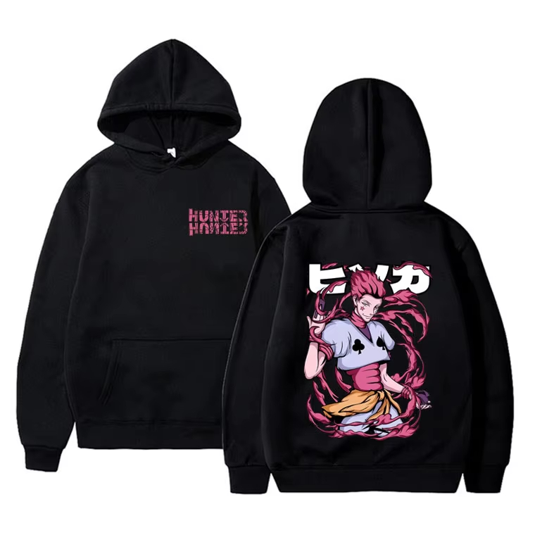 헌터X헌터 크롤로 루시퍼 그래픽 후드티 빈티지 워싱 애 - Anime Merch Shopping 리뷰 및 가격